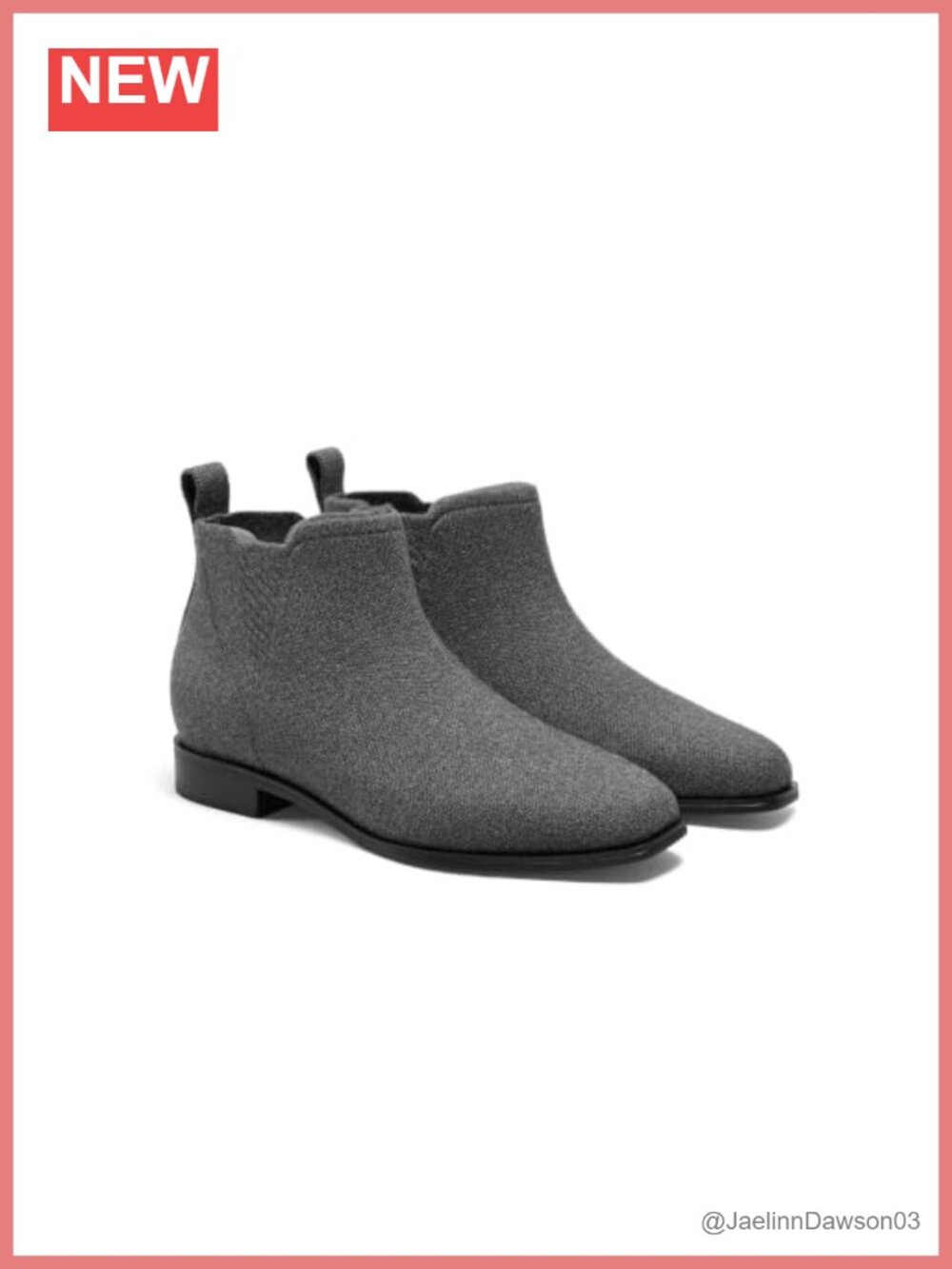 VIVAIA Ryan Slip-On Chelsea Boots Square Toe Water Repellent Women's